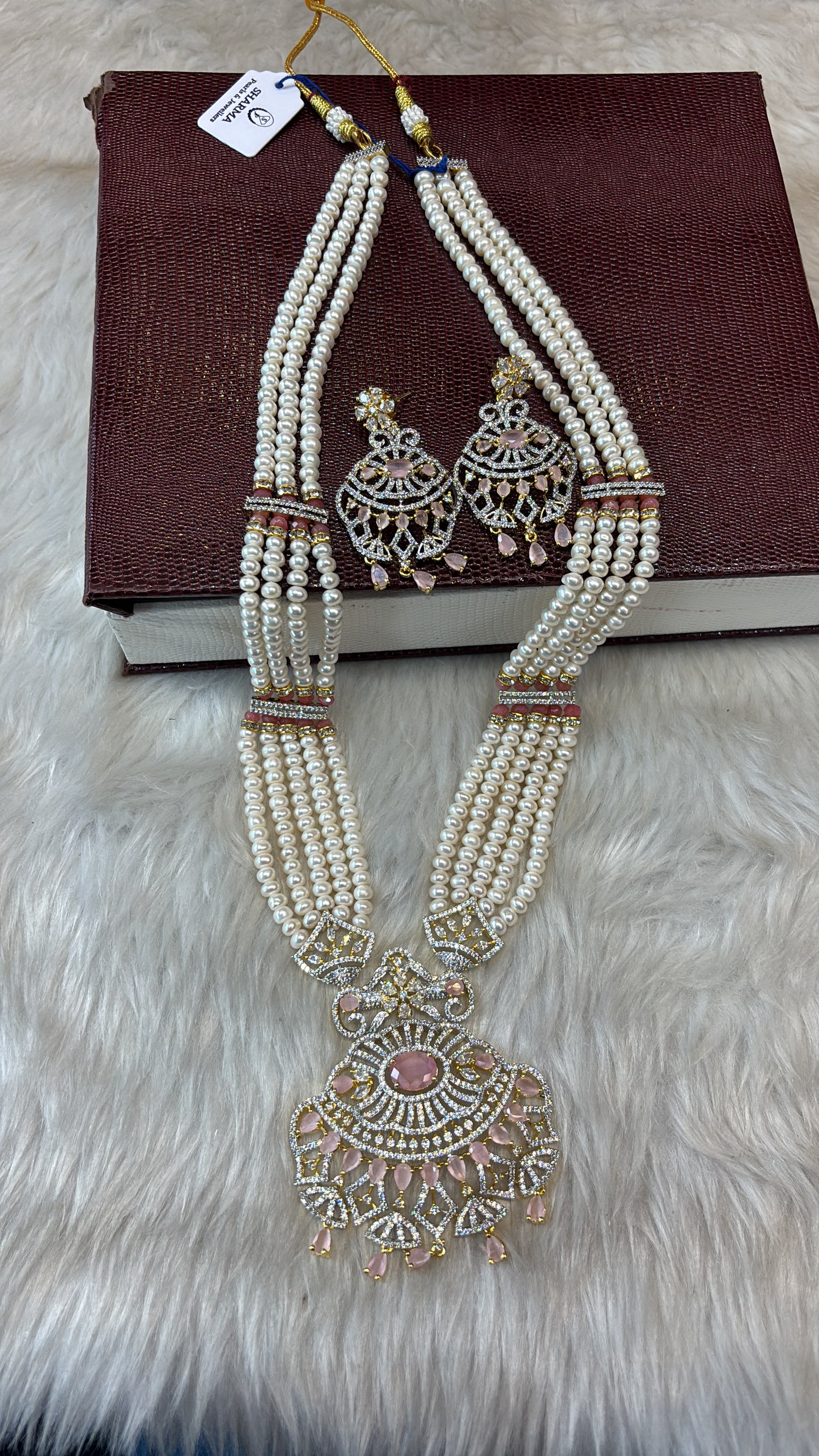 Blush Royale Pearl Necklace Set