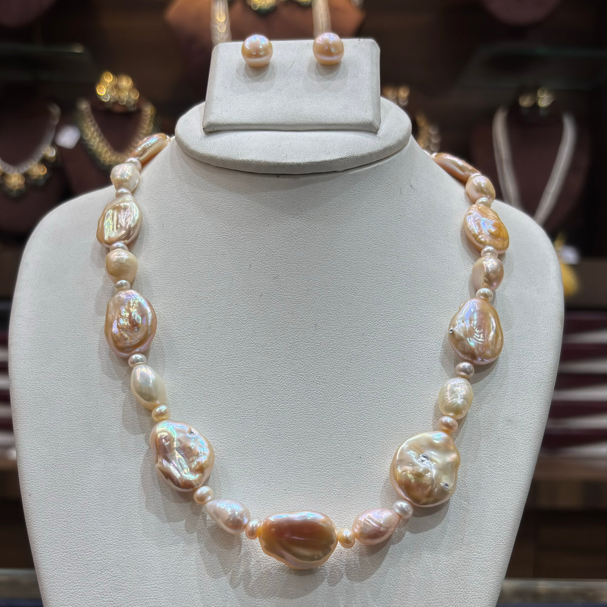 Multicolour Baroque Pearl Necklace
