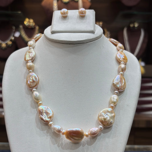 Multicolour Baroque Pearl Necklace