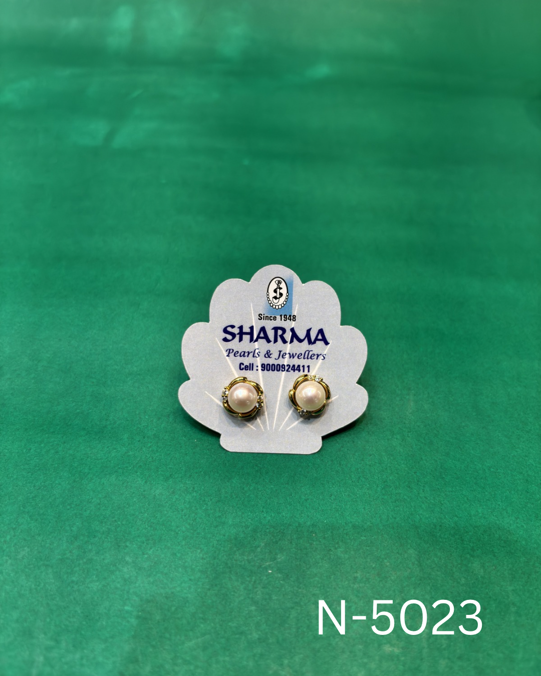 Classic Freshwater Pearl Halo Stud Earrings