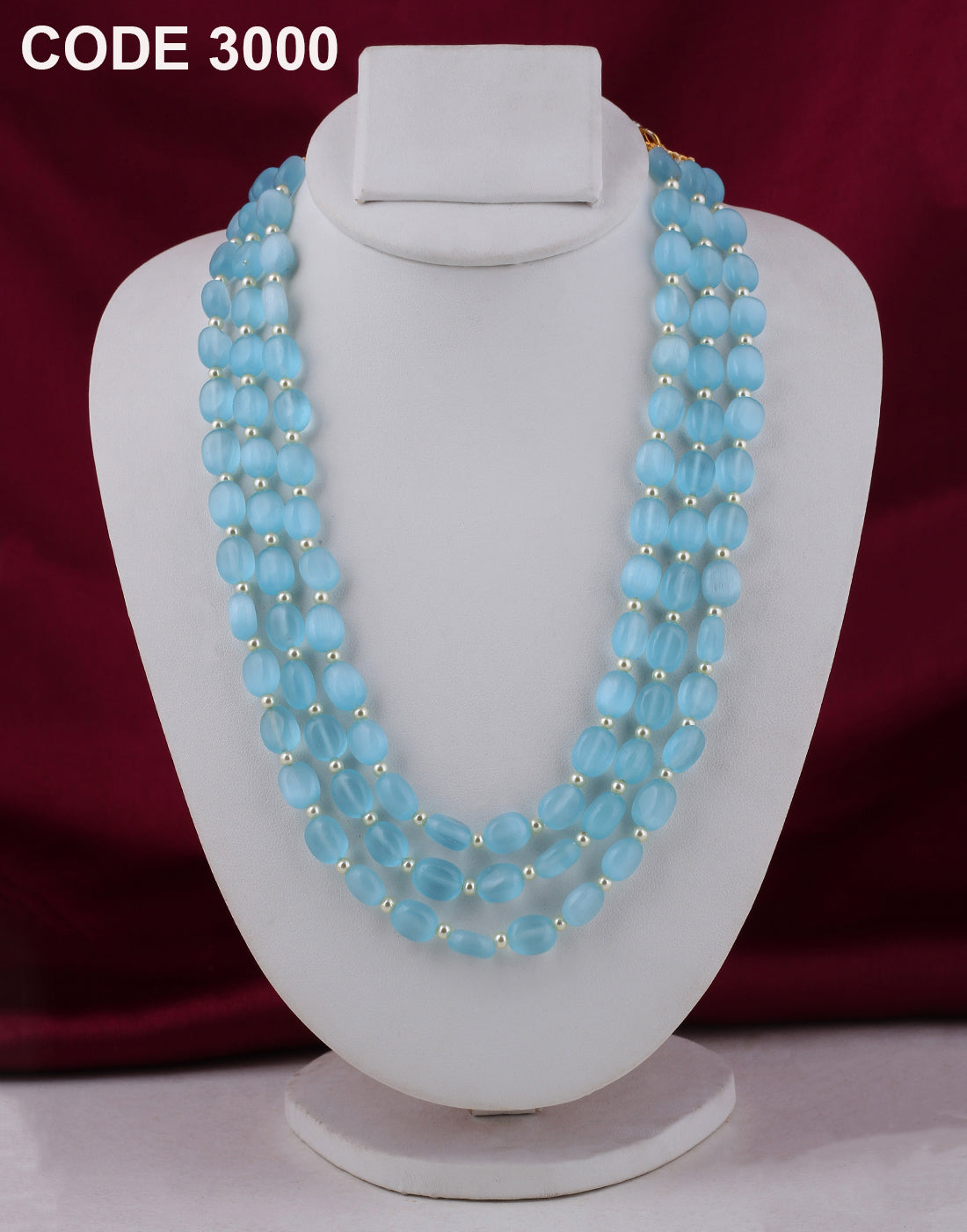 Triple Layer Bead Mala | Available in Many Colours