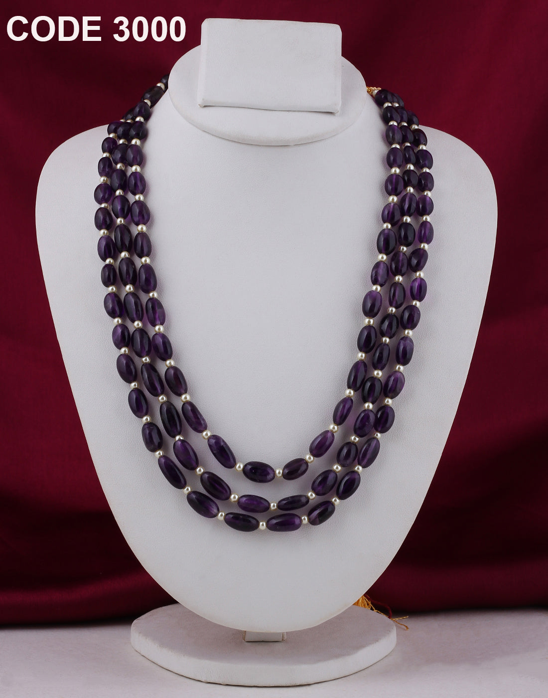 Triple Layer Bead Mala | Available in Many Colours