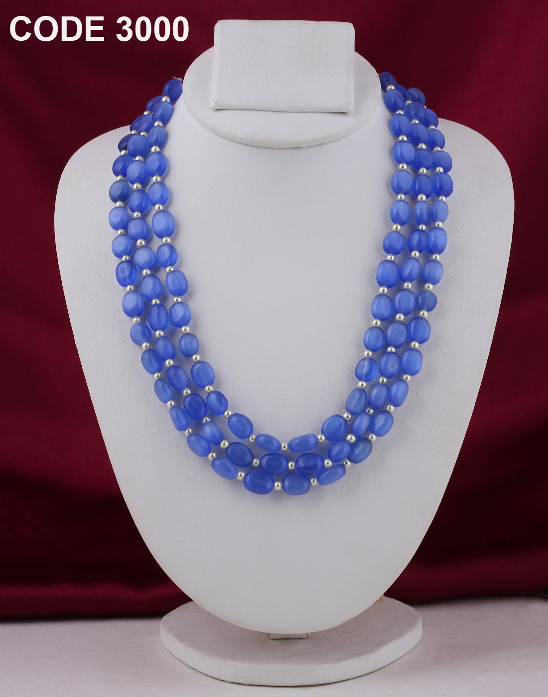 Triple Layer Bead Mala | Available in Many Colours