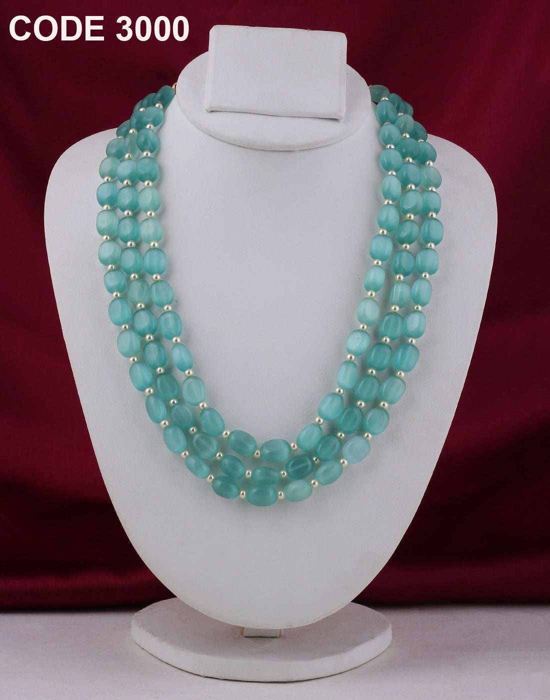 Triple Layer Bead Mala | Available in Many Colours