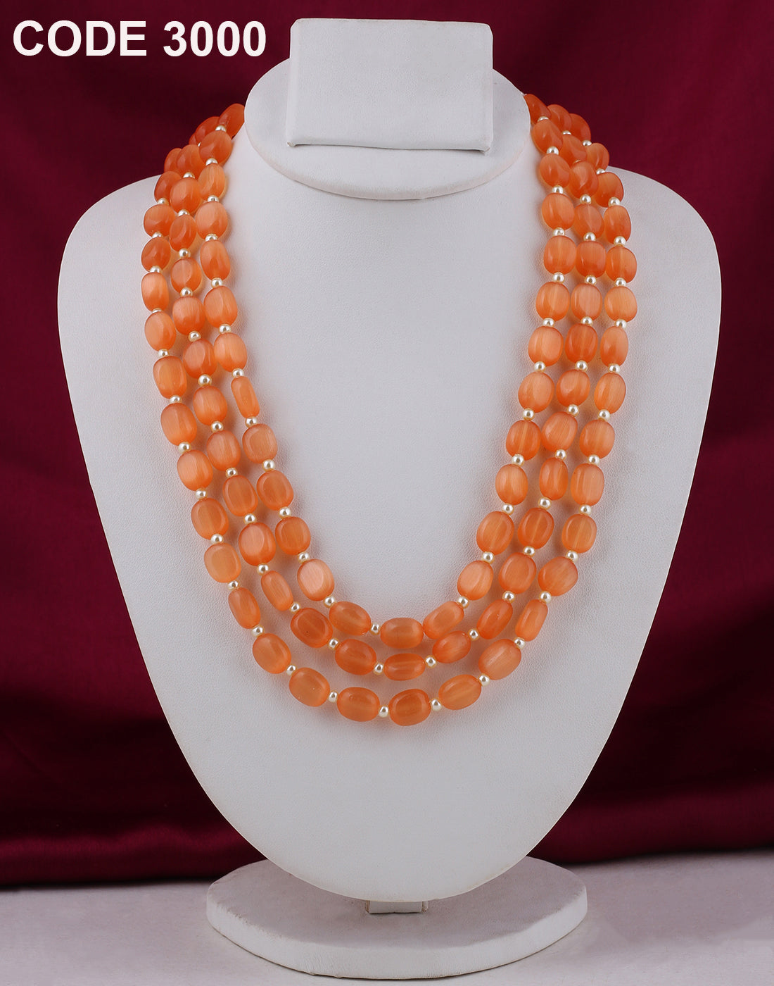 Triple Layer Bead Mala | Available in Many Colours