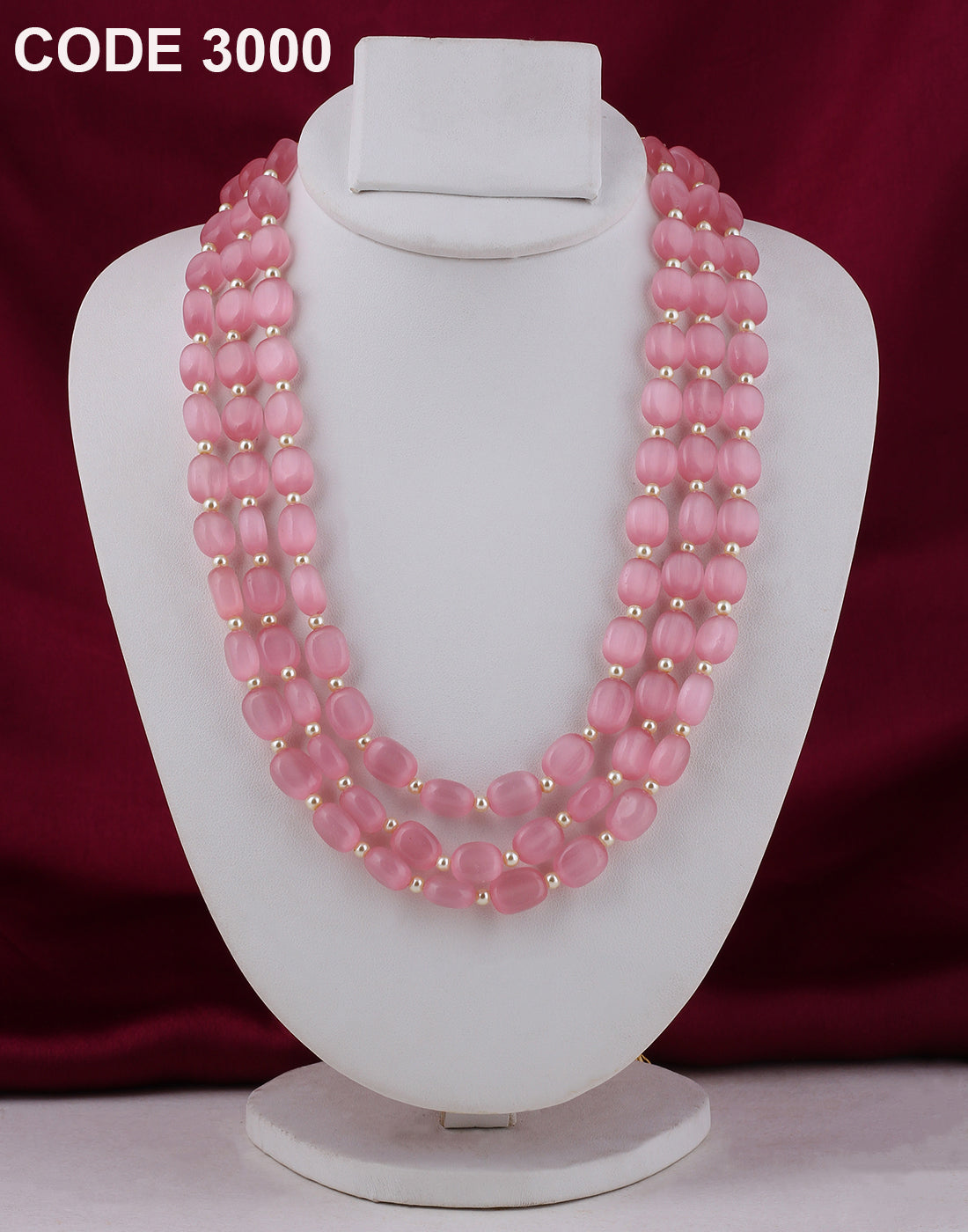 Triple Layer Bead Mala | Available in Many Colours