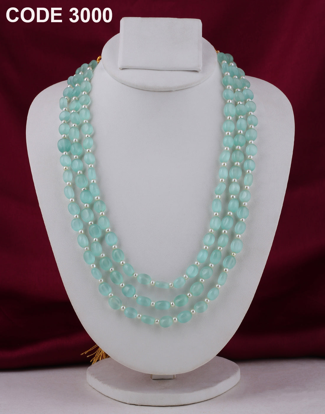 Triple Layer Bead Mala | Available in Many Colours