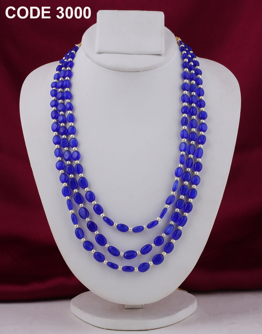 Triple Layer Bead Mala | Available in Many Colours