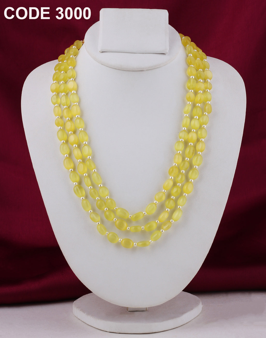 Triple Layer Bead Mala | Available in Many Colours