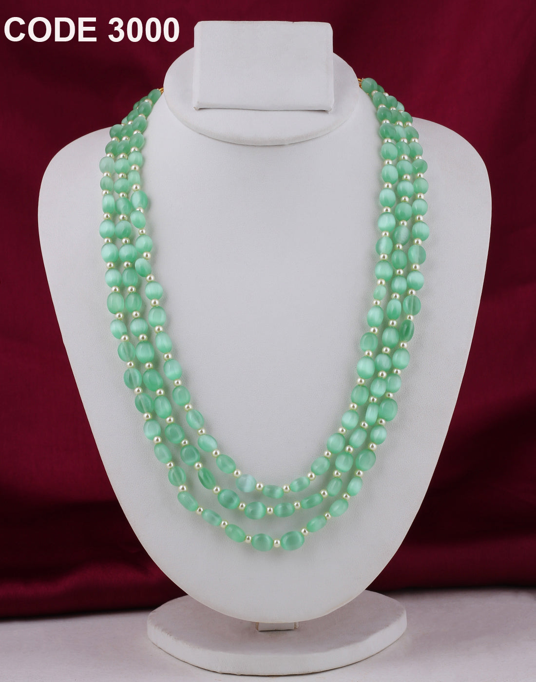 Triple Layer Bead Mala | Available in Many Colours