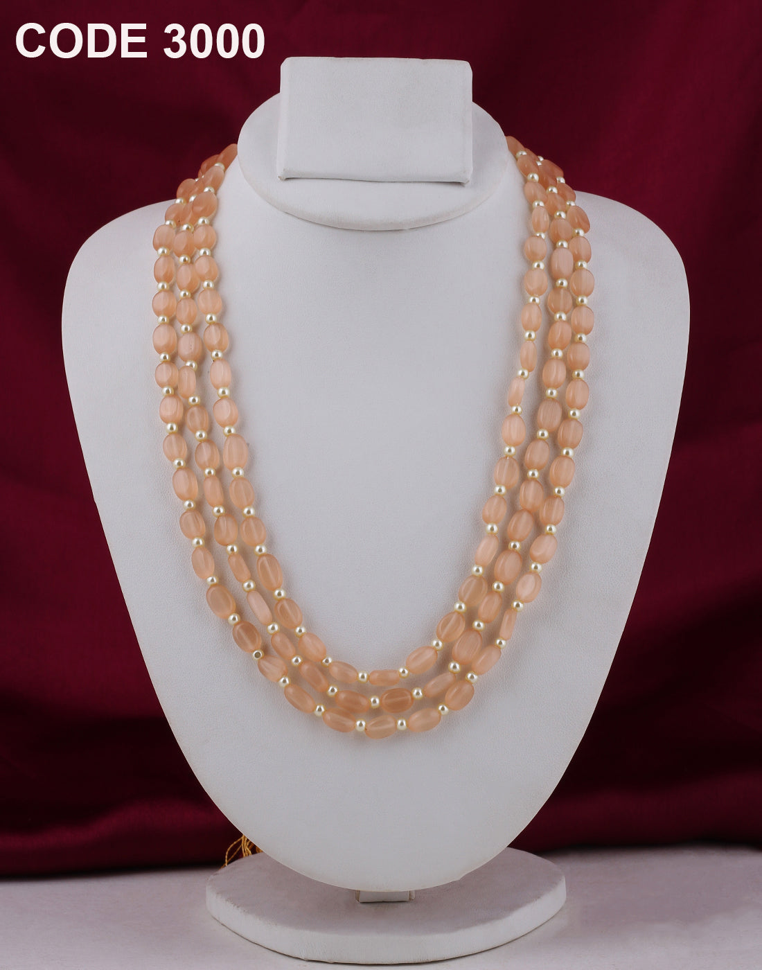 Triple Layer Bead Mala | Available in Many Colours