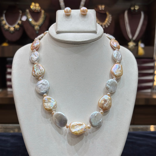 Multicolour Pearl Necklace