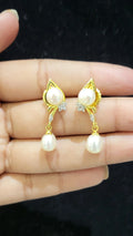 Desginer Fresh Pearl Earrings | Freshwater Real Pearls