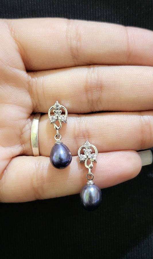 Fresh Pearl Earrings | Freshwater Real Pearls