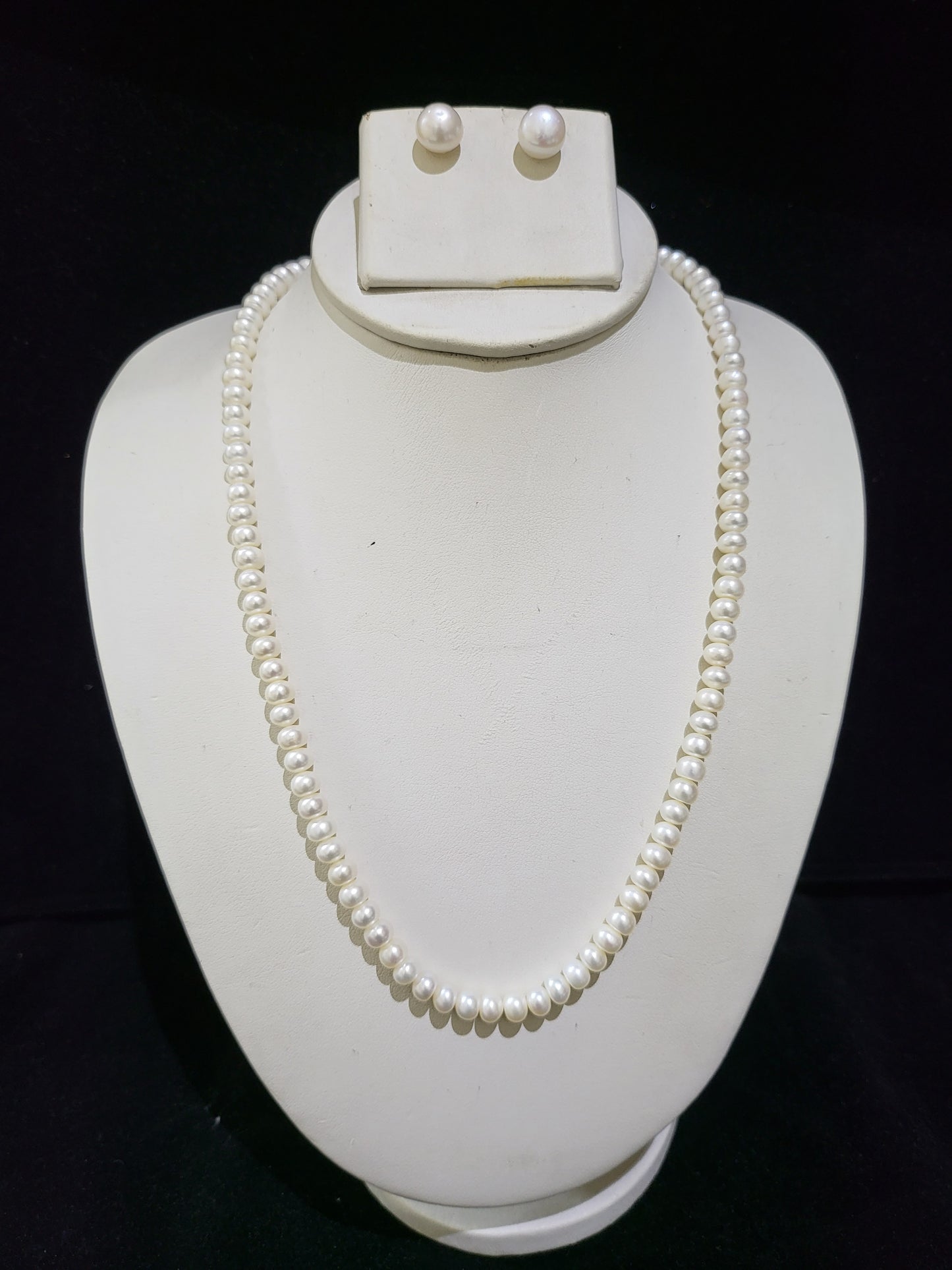 Premium Long Mala Real Pearls Necklace | White Pearls only