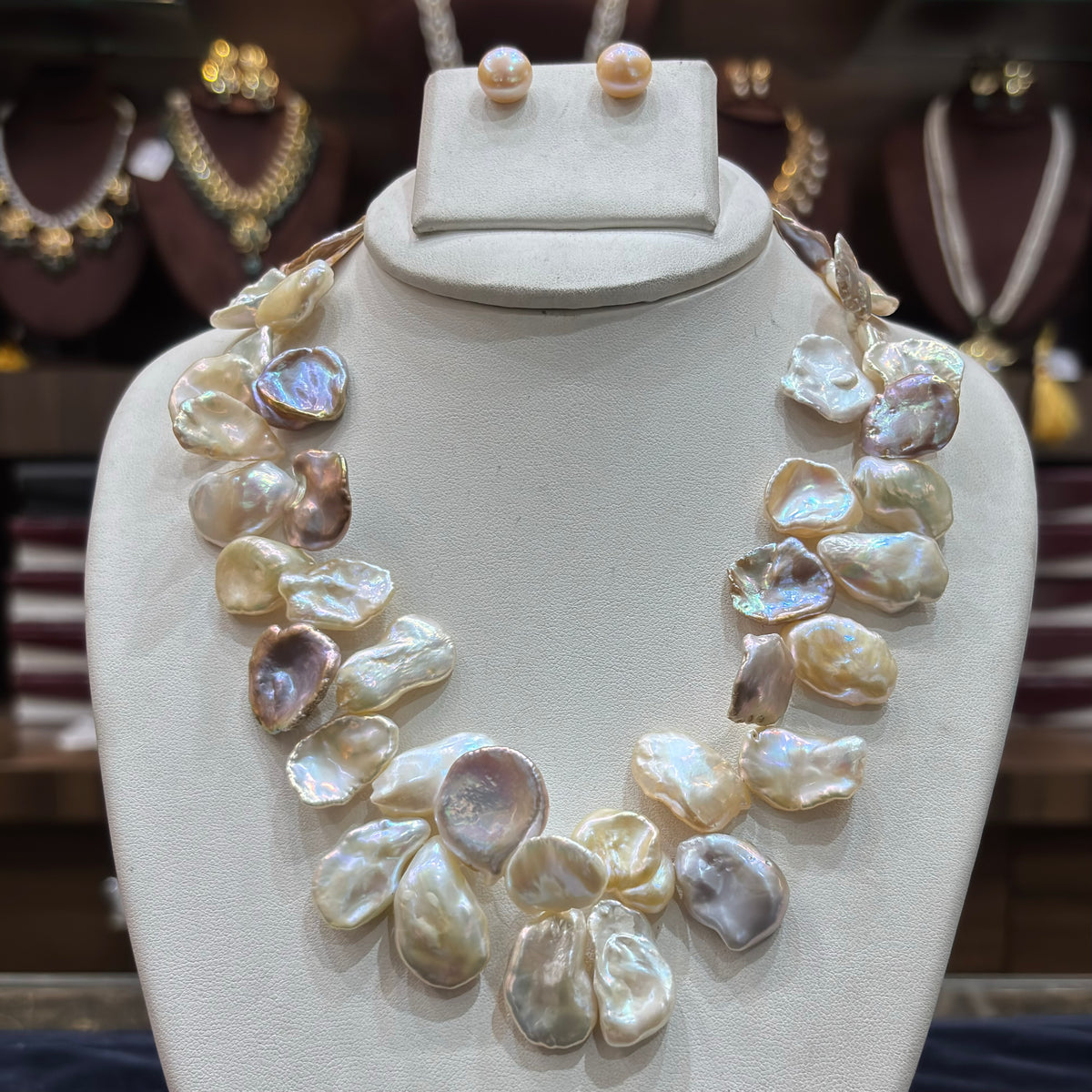 Multicolour Baroque Pearl Necklace