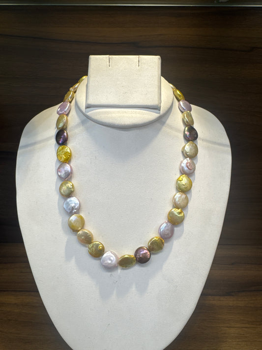Rainbow coin pearl