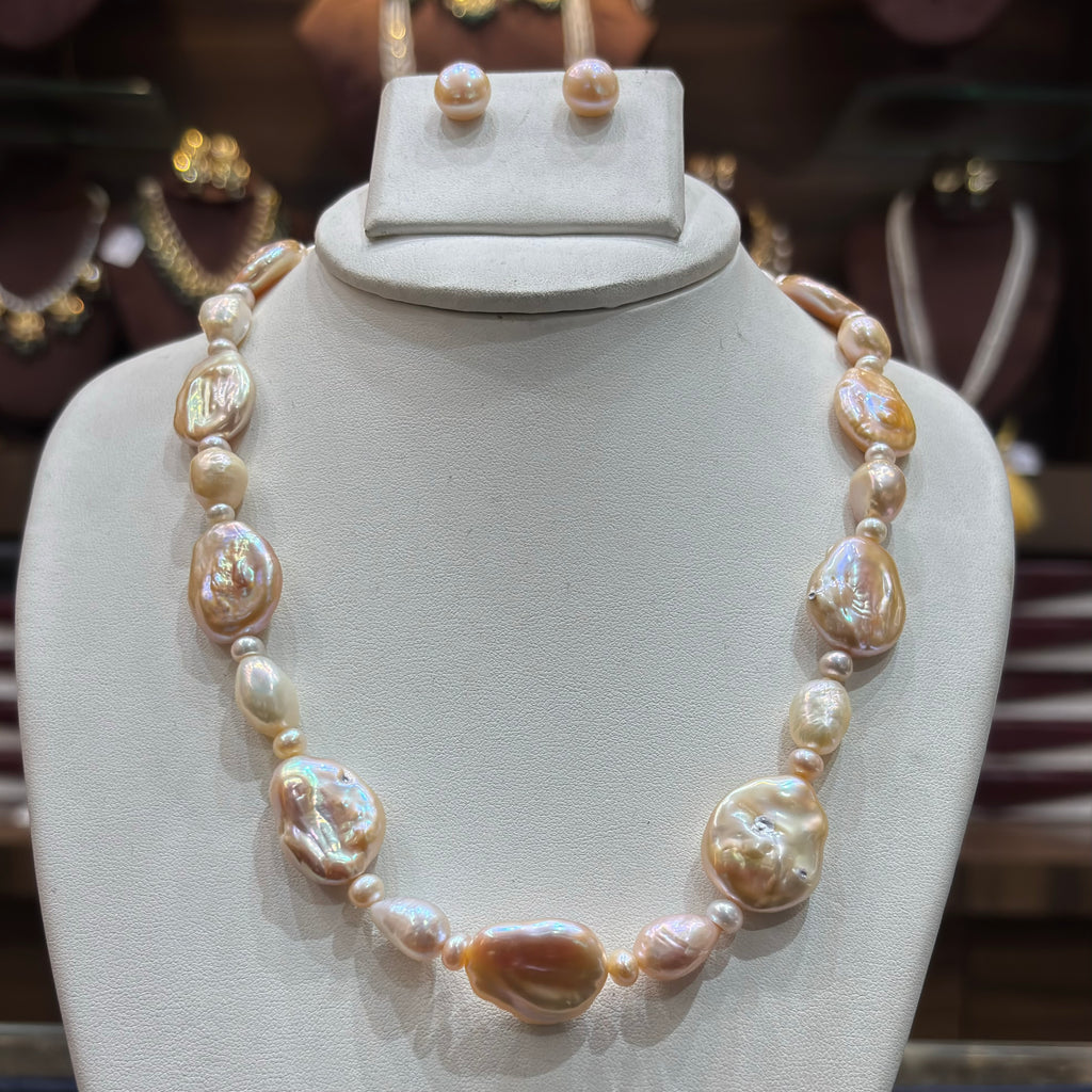 Multicolour Baroque Pearl Necklace