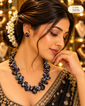 Dark Peacock Pearl Necklace