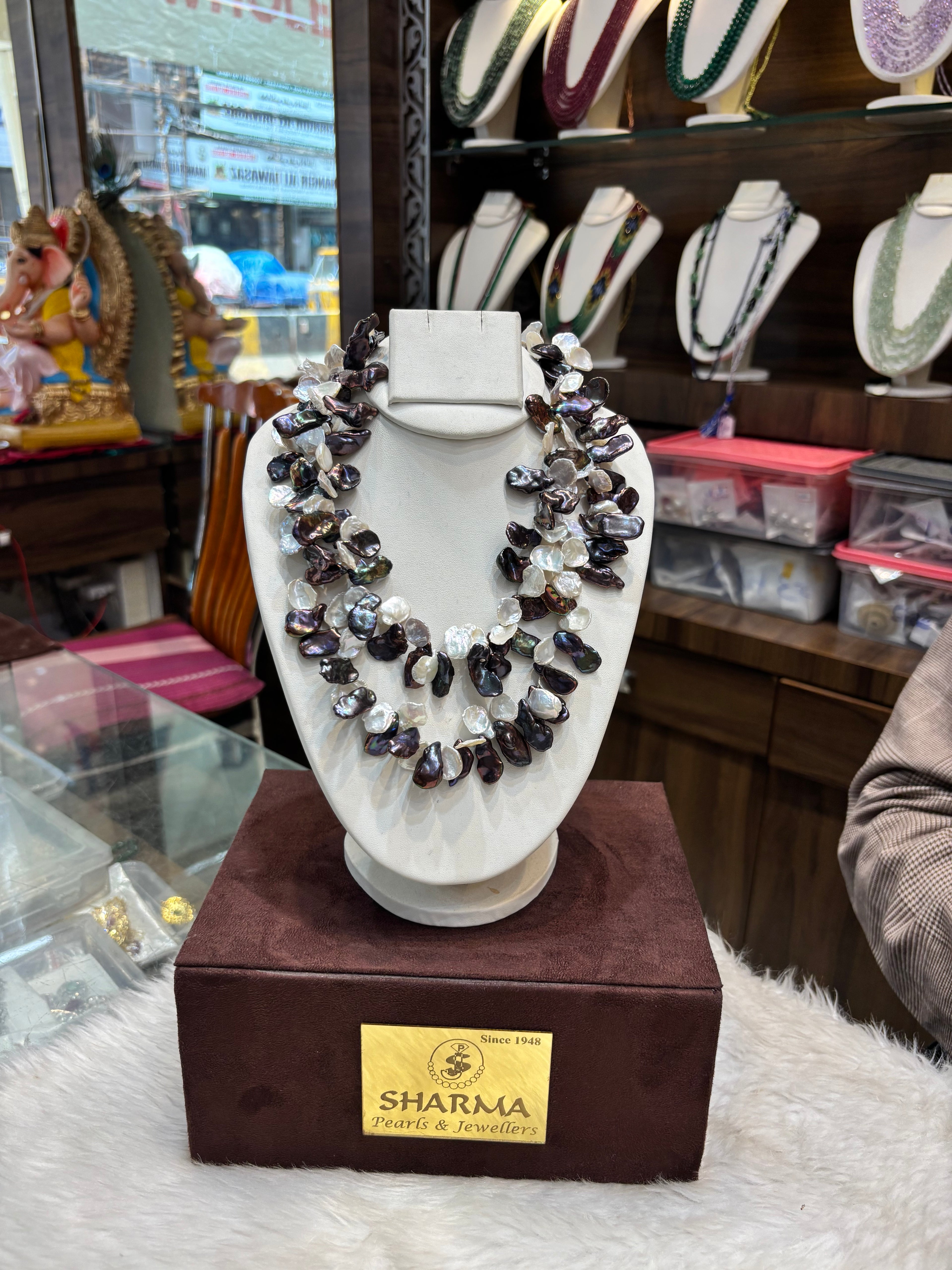 Premium Baroque Pearl Twist Necklace – 2 in 1 Double Layer Necklace