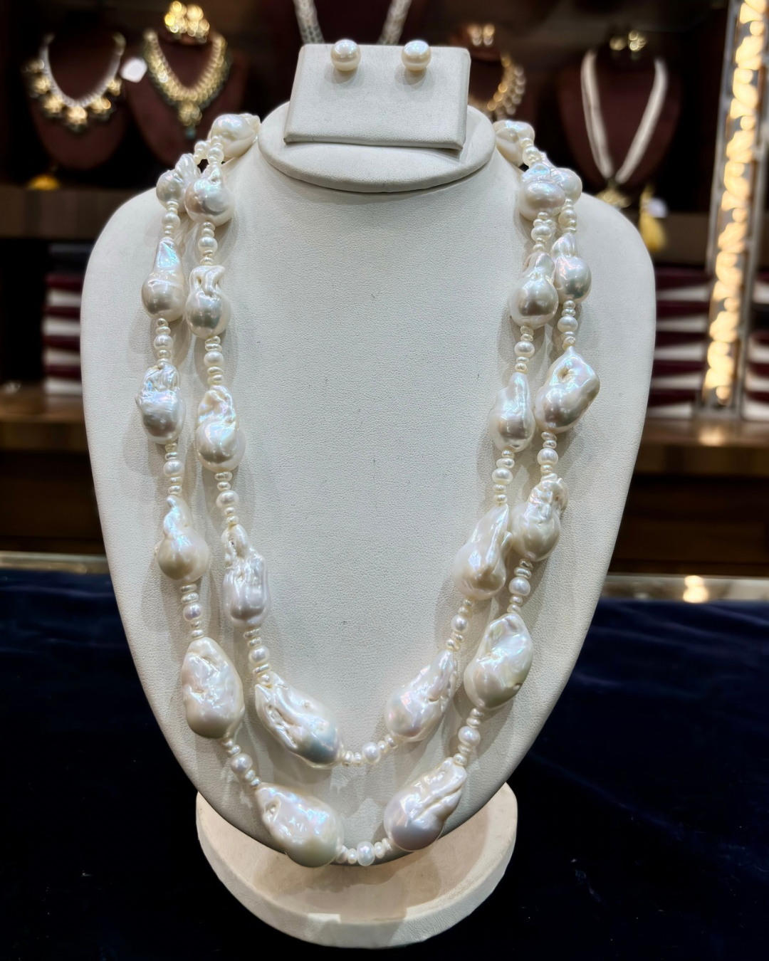 Baroque Pearl Layered Necklace