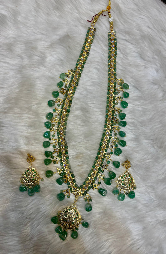 Emerald Bindi Long Haar