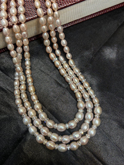 Premium Freshwater Pearl Mala Set