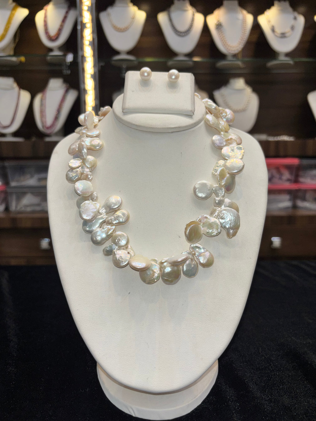 Freshwater Pearl Statement Necklace Set