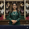Royal Double Layer Pearl Necklace Set