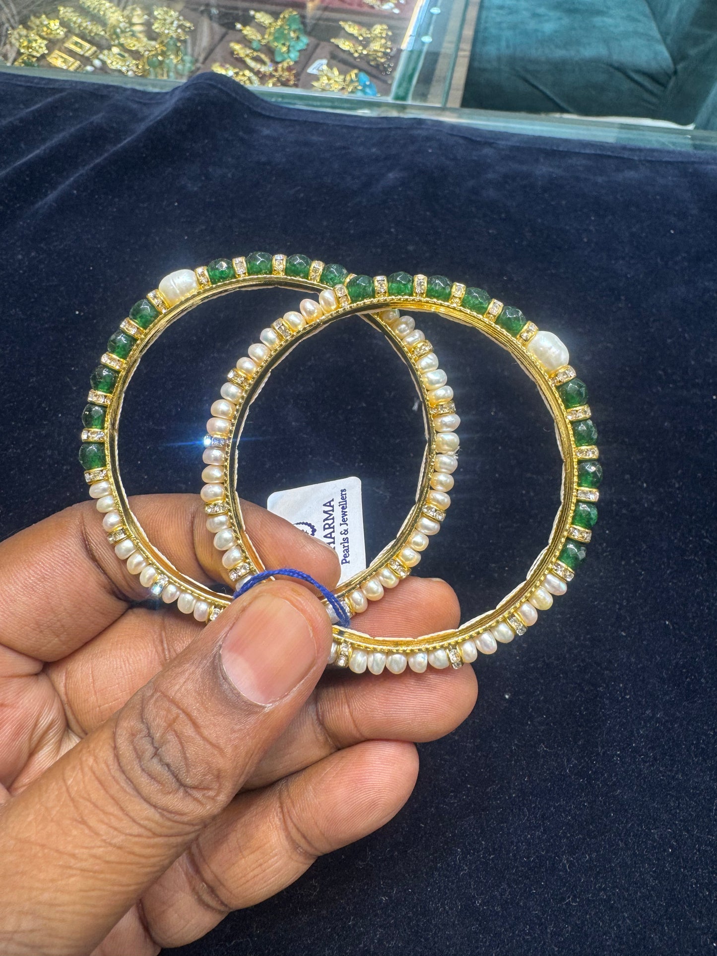 Fresh water pearl bangle