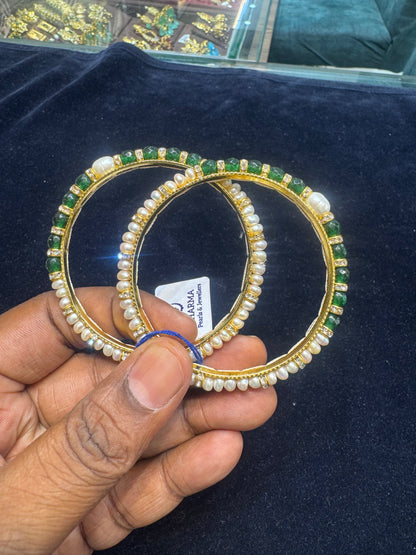 Fresh water pearl bangle