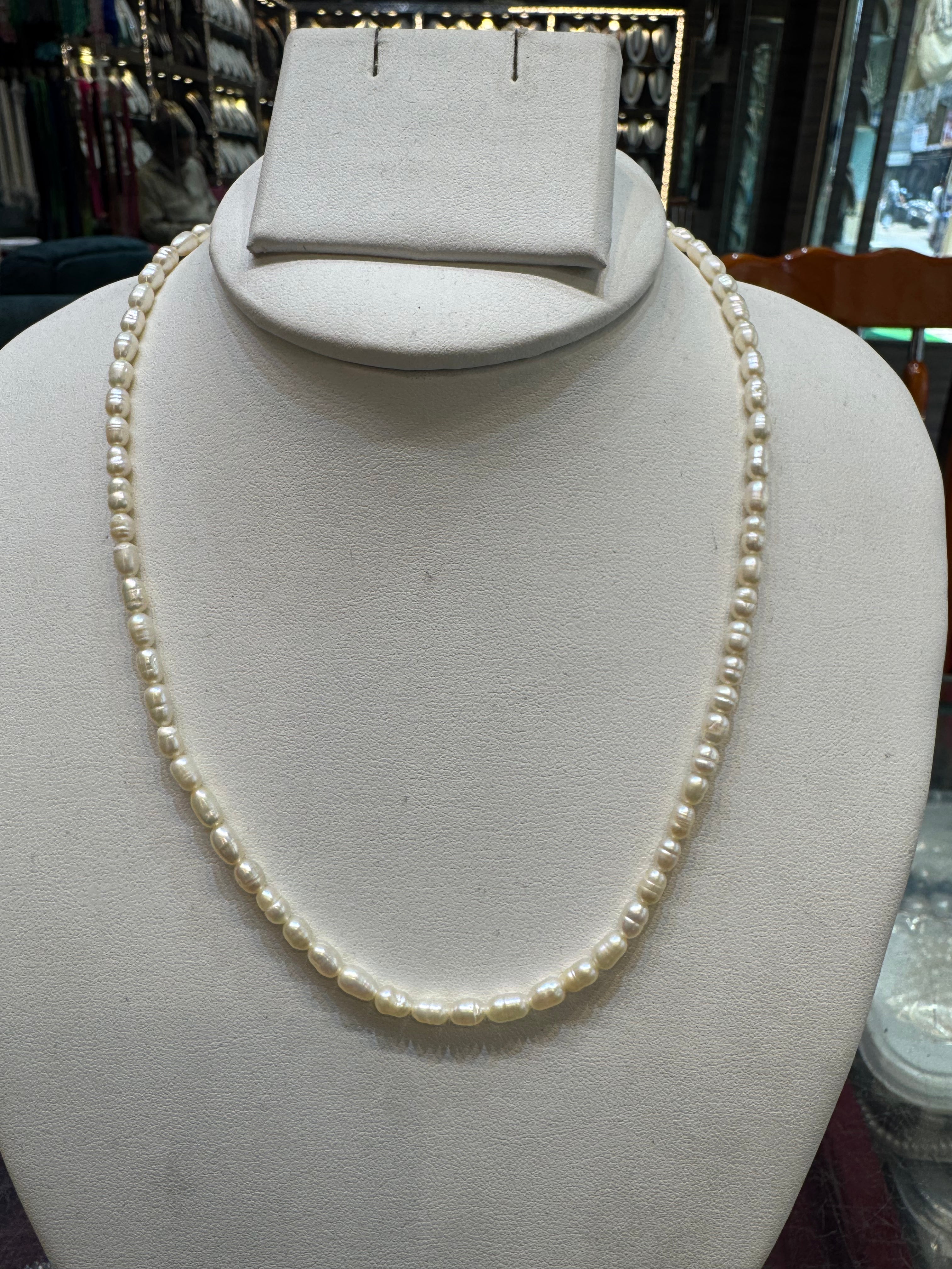 1layer rice pearl mala