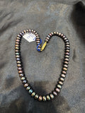 Black pearl necklace