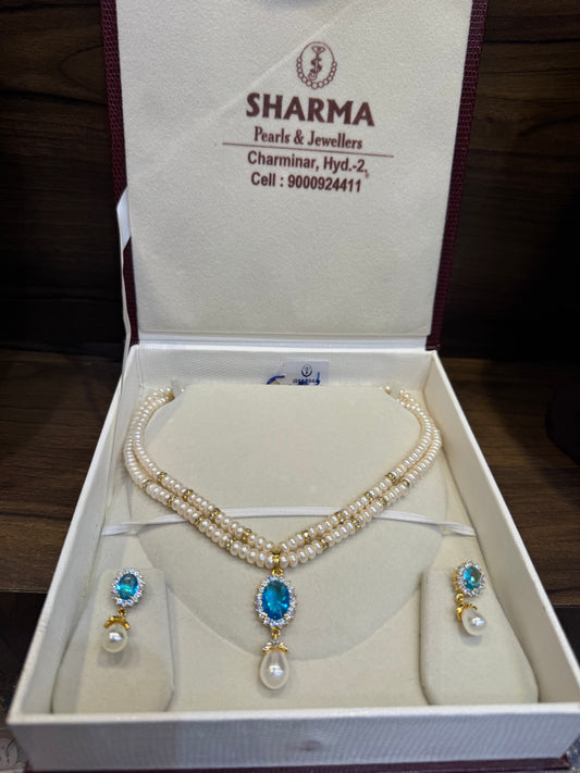 Deal of the day buy pearl set and get bangles free