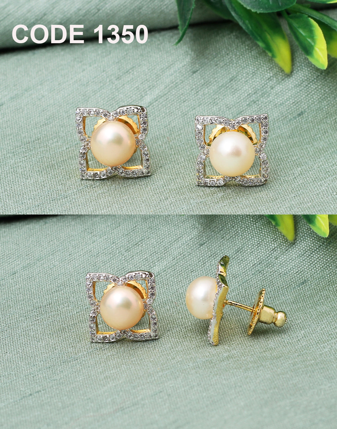 Sweet Pea Pearl Earrings | Freshwater Real Pearls