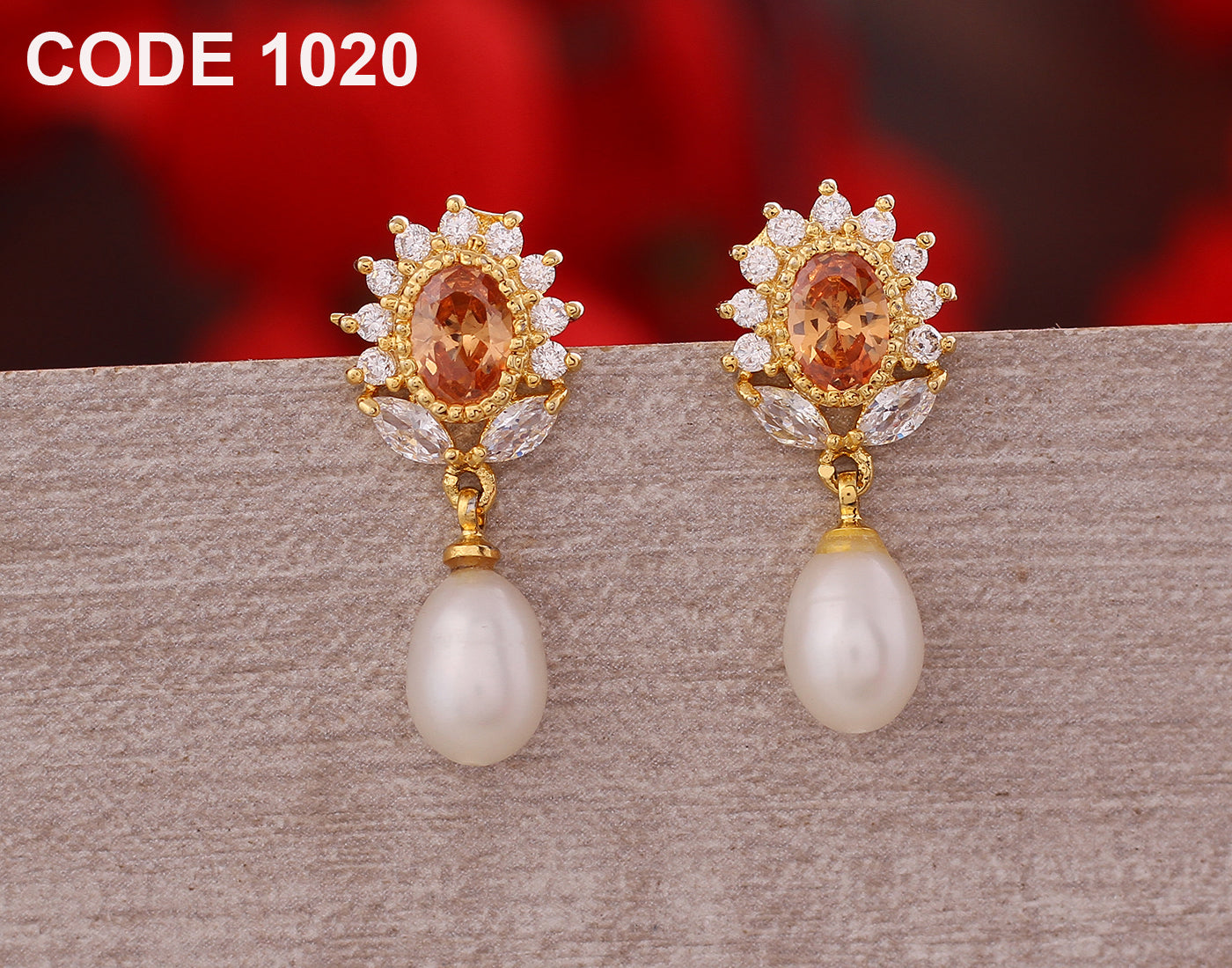 Graceful Drop Earrings | Freshwater Real Pearls