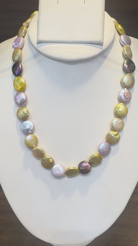 Rainbow coin pearl