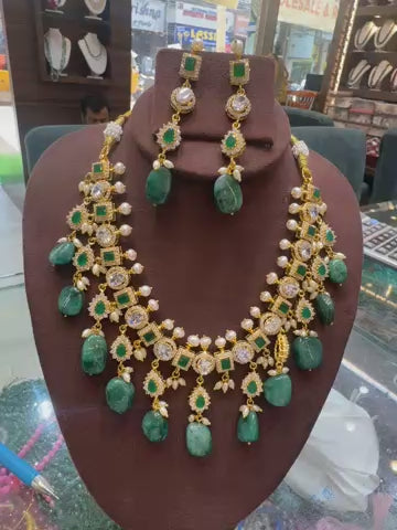 Emberold drop necklace
