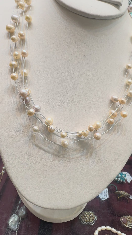 Fusion necklace 5 layer