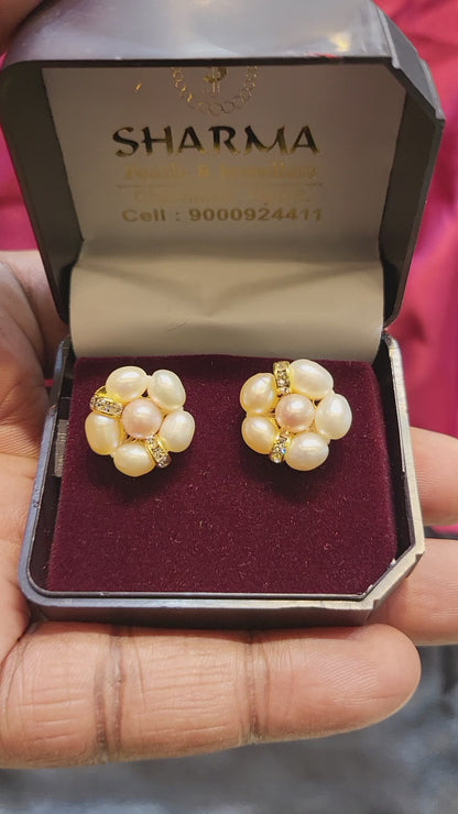 Everyday Real Pearl Earrings