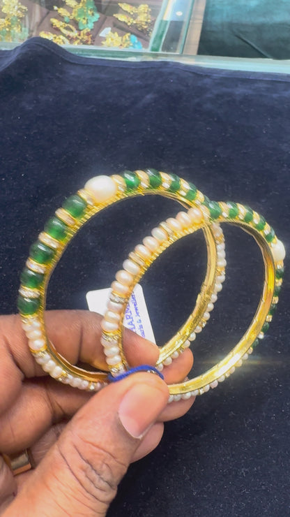 Fresh water pearl bangle