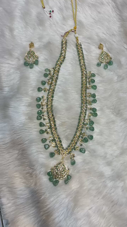 Emerald Bindi Long Haar