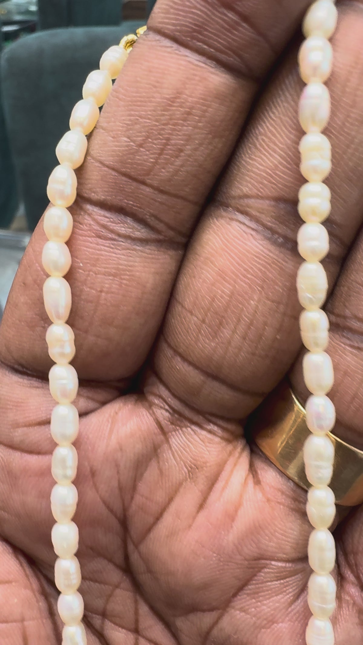 1layer rice pearl mala